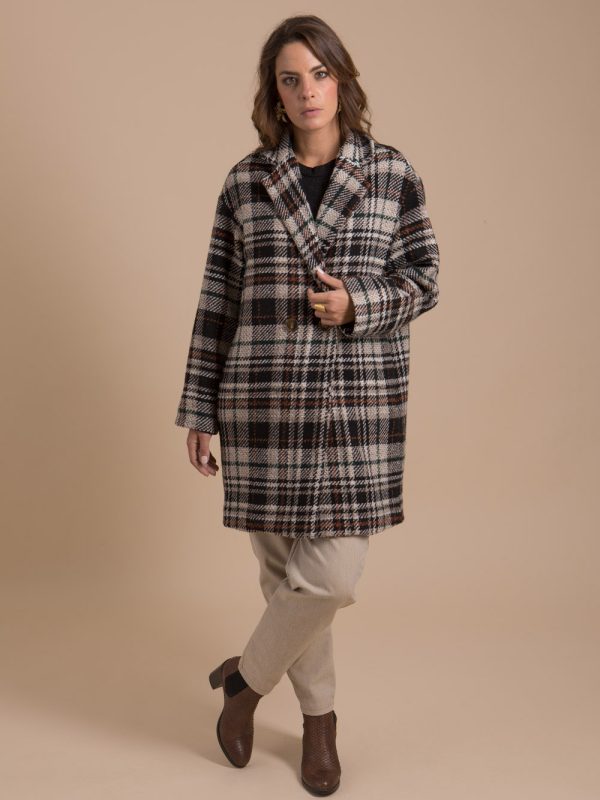 Manteau femme en tweed