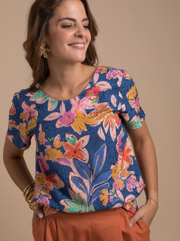 Blouse Amandine decolleté dans le dos