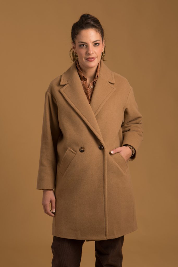 Manteau Heimstone Laine Vierge Et Cachemire - Taille S (34/36 FR), Bordeaux, Occasion Très Bon état