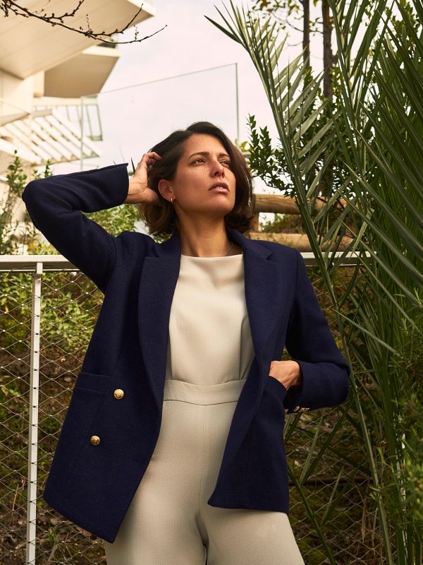 Swan - Veste bleue femme Made-in-France – Image 3