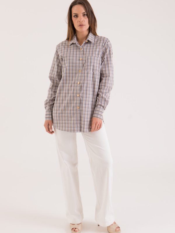 nouvelle-collection-made-in-france, hauts-danielle-engel, chemises-blouses - Warren – Chemise imprimé carreaux Made in France