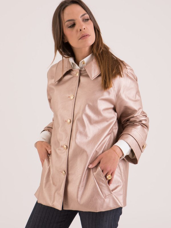 Olwen - Trench imperméable rose femme - Made in France – Image 4