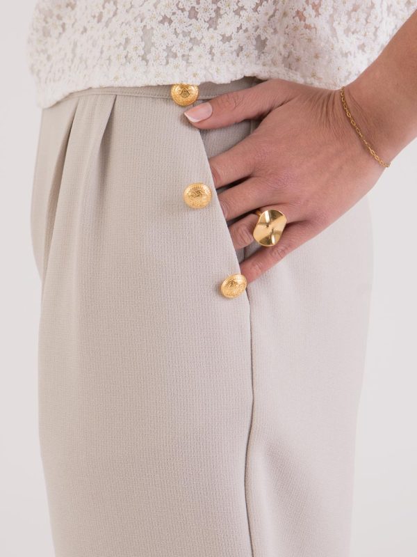Gaspard — pantalon gris perle femme - Fabrication Française – Image 3