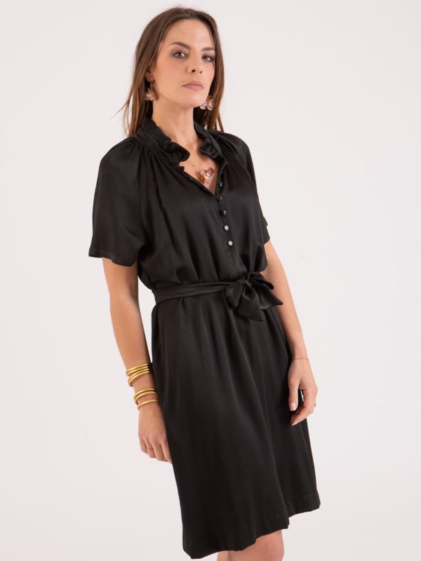 robes, nouvelle-collection-made-in-france - Robe noire Made in France