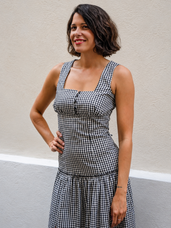 robes, nouvelle-collection-made-in-france - Robe vichy femme fabriquée en France