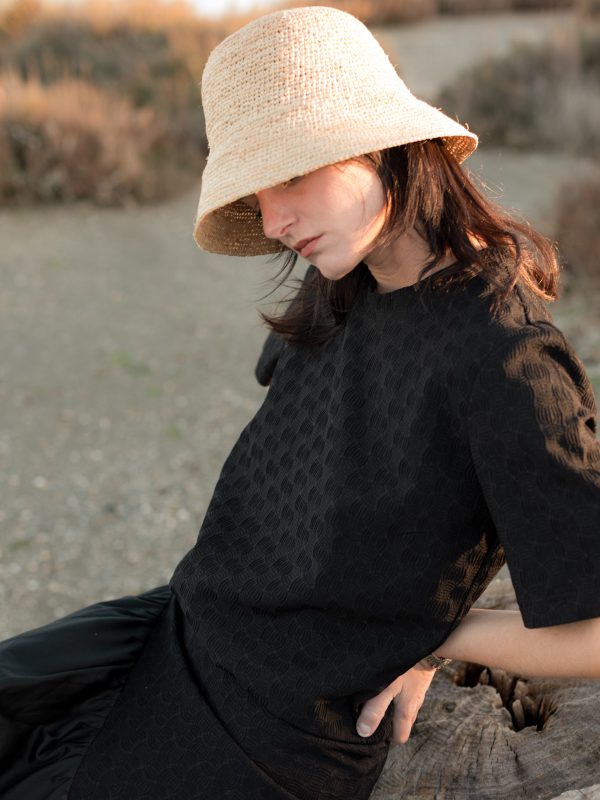 nouvelle-collection-made-in-france - Ysé top noir femme fabrication Française
