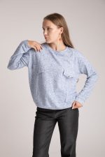 Eden – Sweat bleu ciel nuancé – Image 4